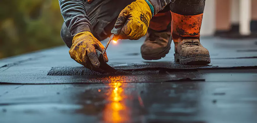 EPDM Roof Repair Tape Application in Escondido