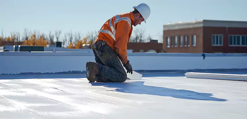 Flat Roof Drain Installation in Escondido