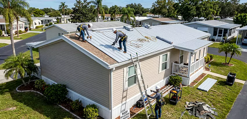Mobile Home Metal Roof Replacement in Escondido