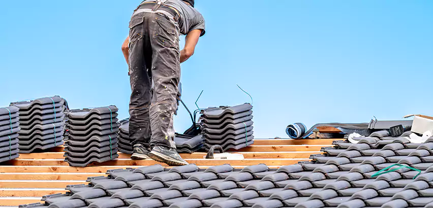 Replacing Tile Roof Underlayment in Escondido